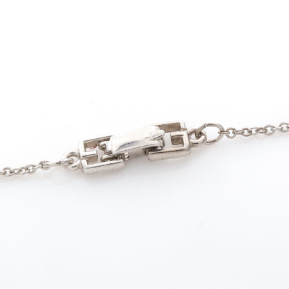 Gロゴ ネックレス フラワー ラインストーン シルバー ジバンシィ アクセサリー GIVENCHY