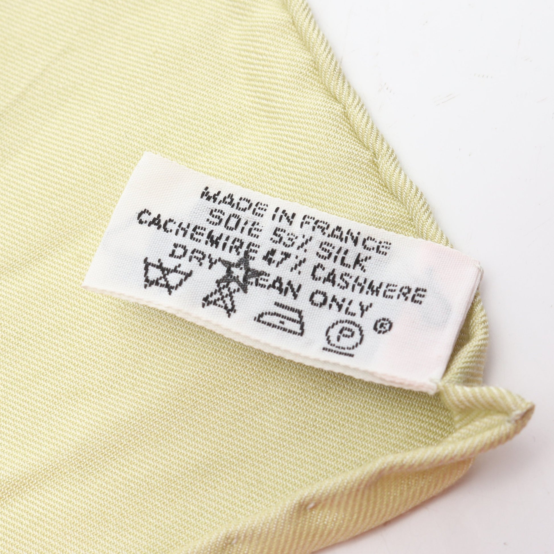 ストール ショール シルク ライトグリーン エルメス 財布・小物 HERMES