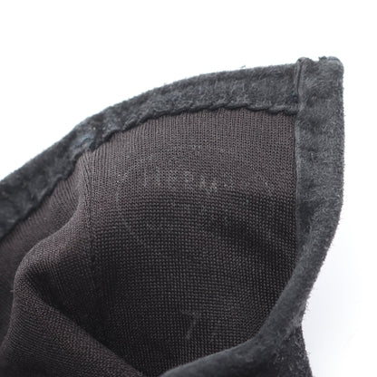 ケリー 手袋 グローブ スエード ブラック ゴールド金具 エルメス 財布・小物 HERMES