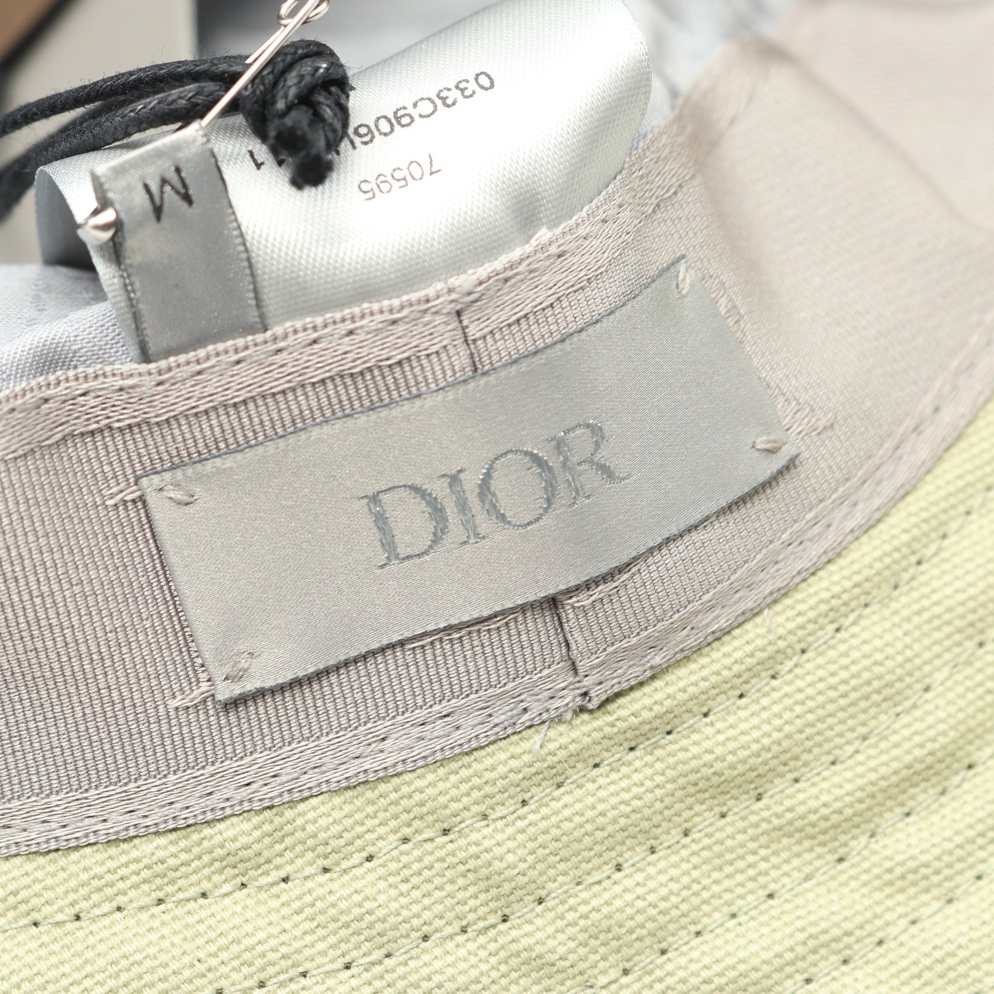 DIOR × TRAVIS SCOTT CACTUS JACK バケット ハット コットン カーキグリーン イエローグリーン ディオール 財布・小物 DIOR