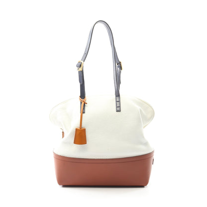 ペカン ショルダーバッグ レザー ホワイト ブラウン ネイビー フェンディ バッグ FENDI
