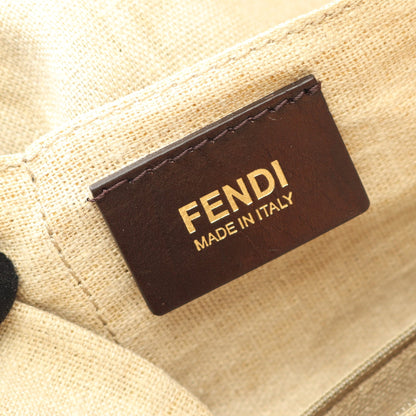 ペカン ショルダーバッグ レザー ホワイト ブラウン ネイビー フェンディ バッグ FENDI