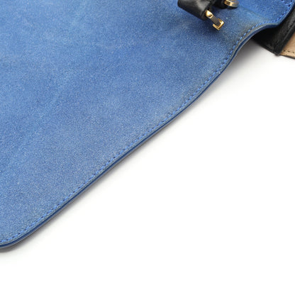 トラペーズ ミディアム ハンドバッグ レザー スエード ブラック ブルー ベージュ 2WAY セリーヌ バッグ CELINE