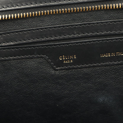 トラペーズ ミディアム ハンドバッグ レザー スエード ブラック ブルー ベージュ 2WAY セリーヌ バッグ CELINE