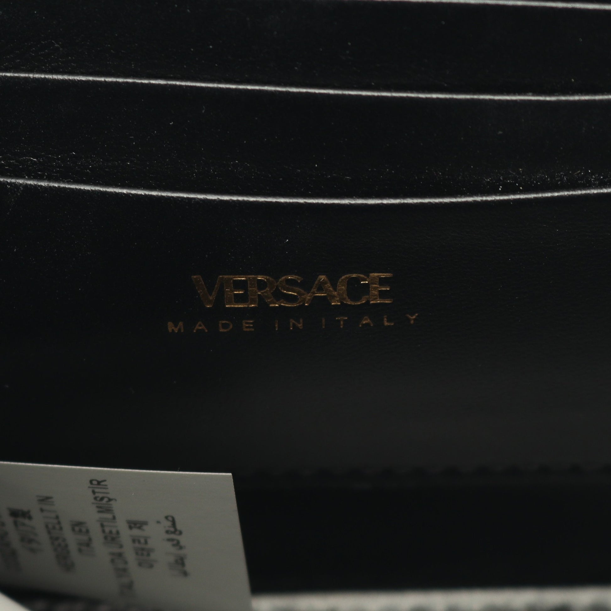 ラ メデューサ ハンドバッグ レザー ブラック 2WAY ヴェルサーチ バッグ Versace
