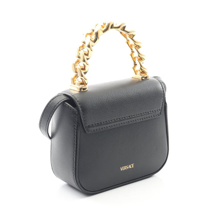 ラ メデューサ ハンドバッグ レザー ブラック 2WAY ヴェルサーチ バッグ Versace
