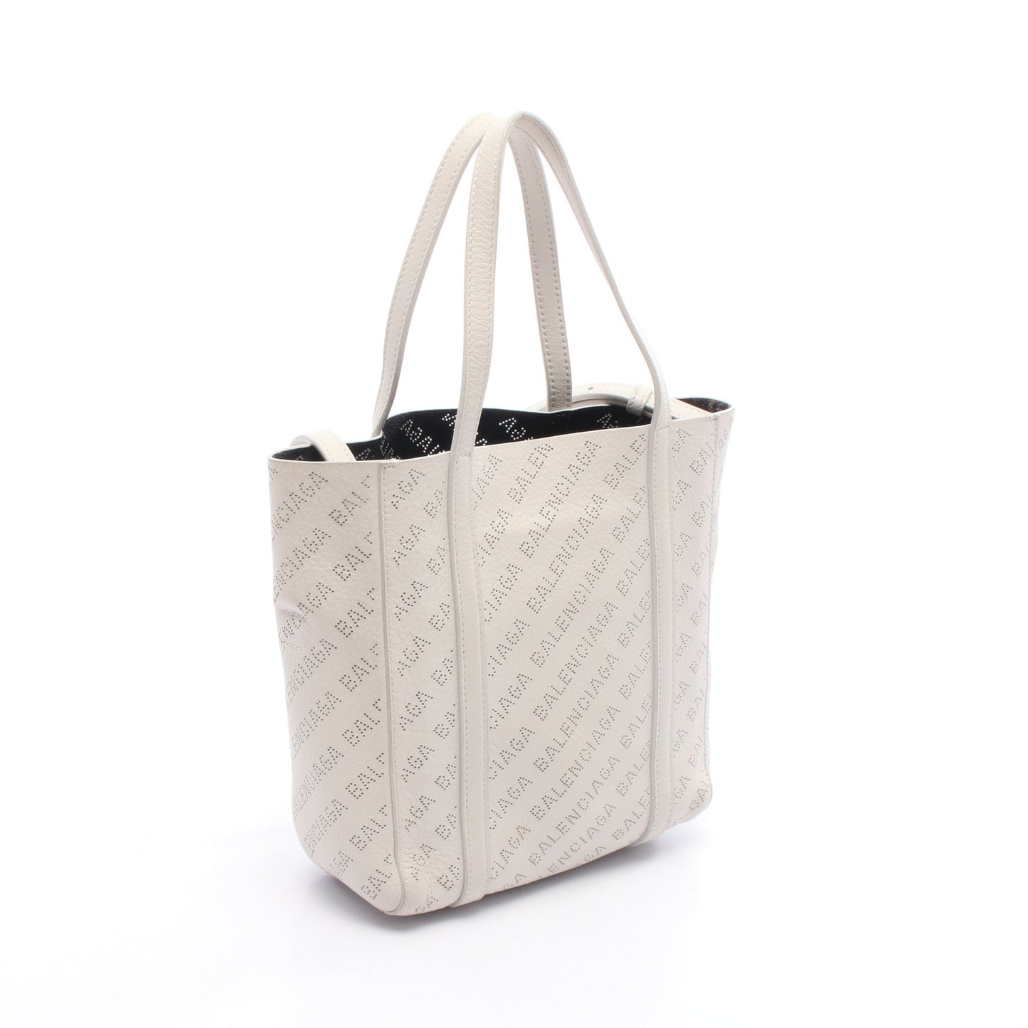 EVERYDAY XXS エブリデイ ハンドバッグ トートバッグ レザー オフホワイト 2WAY バレンシアガ バッグ BALENCIAGA