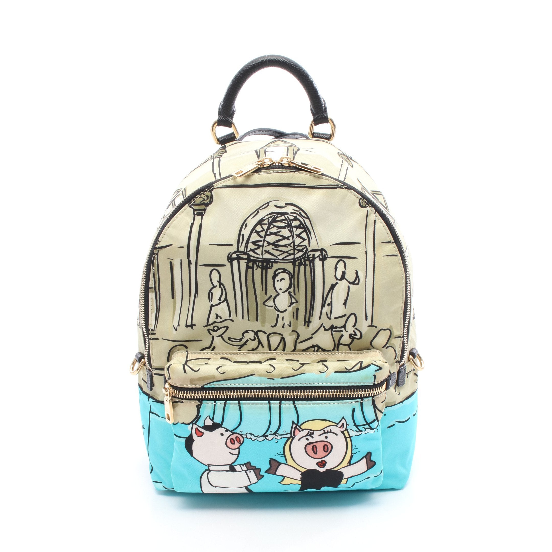 【ドルチェ&ガッパーナ】トレーナーリメイク調★可愛いリュック【D&G】 ドルチェ&ガッパーナ】トレーナーリメイク調☆可愛いリュック【D&G