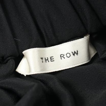 ロング フレア スカート シルク ブラック ザロウ ボトムス THE ROW