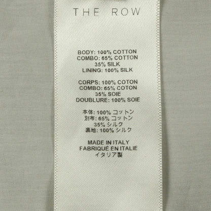 スカート コットン グレーブラウン アイボリー ザロウ ボトムス THE ROW