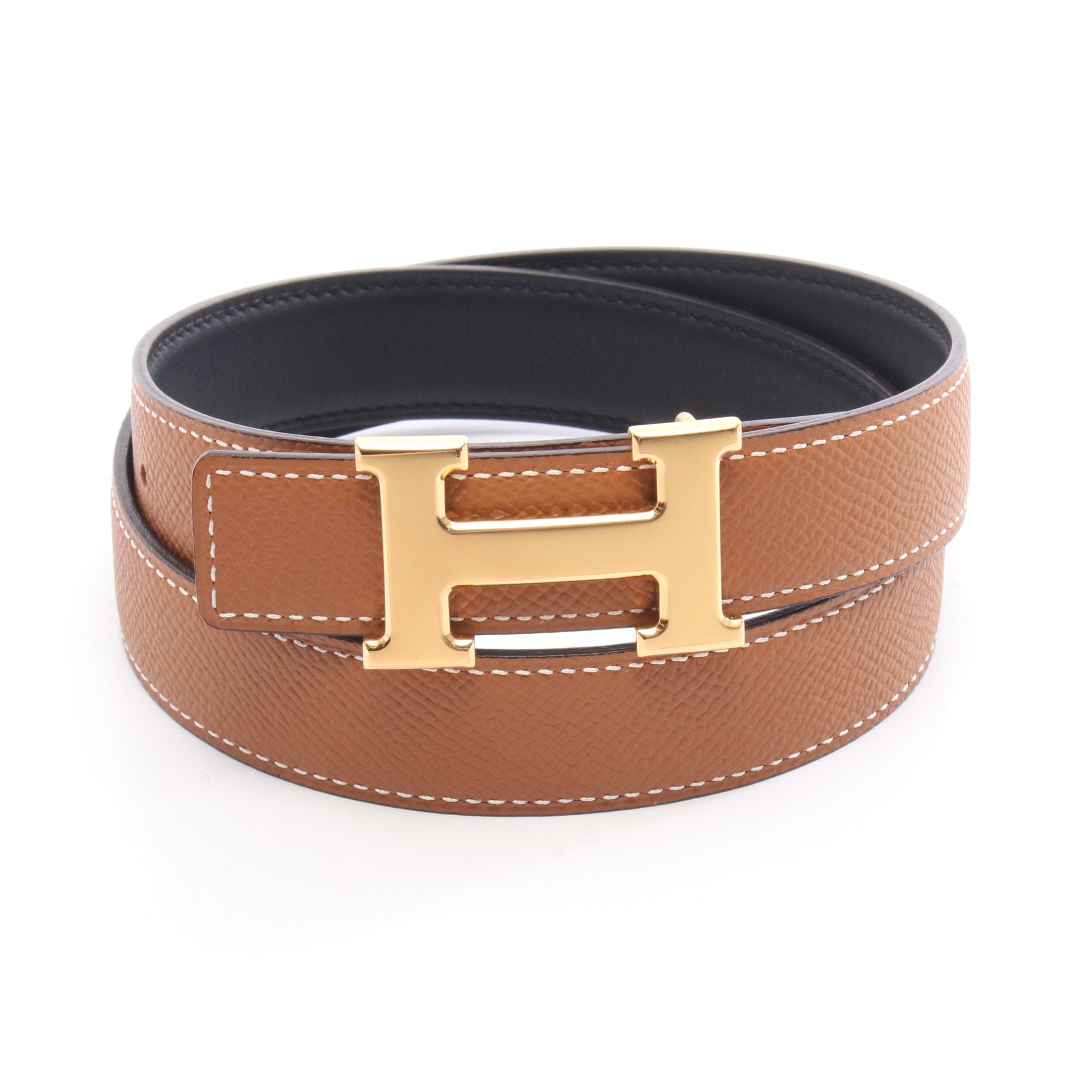 HERMES エルメス ベルト ミニコンスタンス Hベルト ノワール ゴールド ミニコンスタンス Hベルト ノワール ゴールド ベルト ヴォースイフト