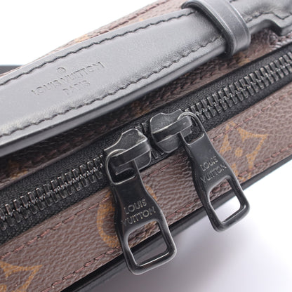 ハンドル ソフトトランク モノグラムマカサー ハンドバッグ PVC レザー ブラウン ブラック 2WAY ルイヴィトン バッグ LOUIS VUITTON