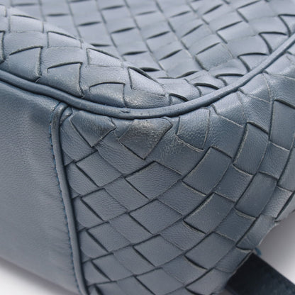 イントレチャート ハンドバッグ レザー ネイビー 2WAY ボッテガヴェネタ バッグ BOTTEGA VENETA