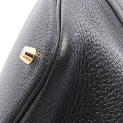 ピコタンロックMM ハンドバッグ トリヨンクレマンス ブラック ゴールド金具 Y刻印 エルメス バッグ HERMES