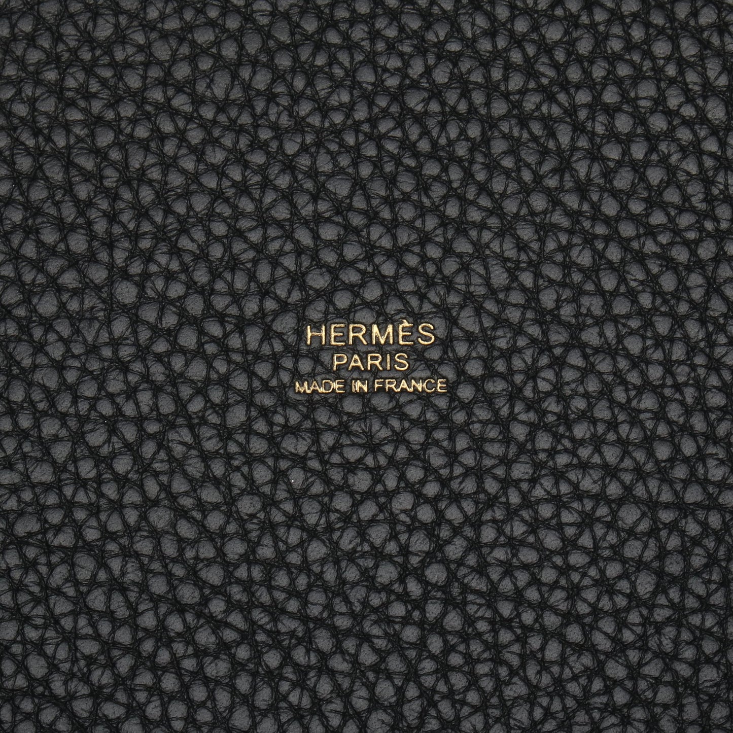 ピコタンロックMM ハンドバッグ トリヨンクレマンス ブラック ゴールド金具 Y刻印 エルメス バッグ HERMES