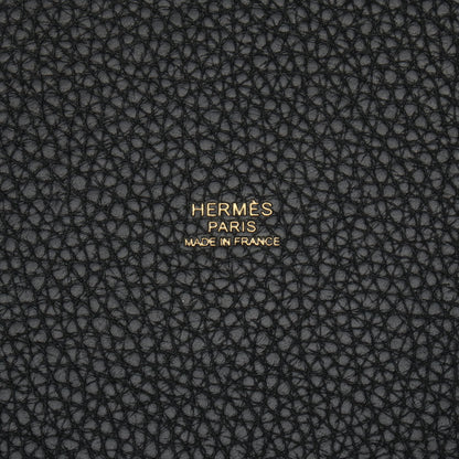 ピコタンロックMM ハンドバッグ トリヨンクレマンス ブラック ゴールド金具 Y刻印 エルメス バッグ HERMES