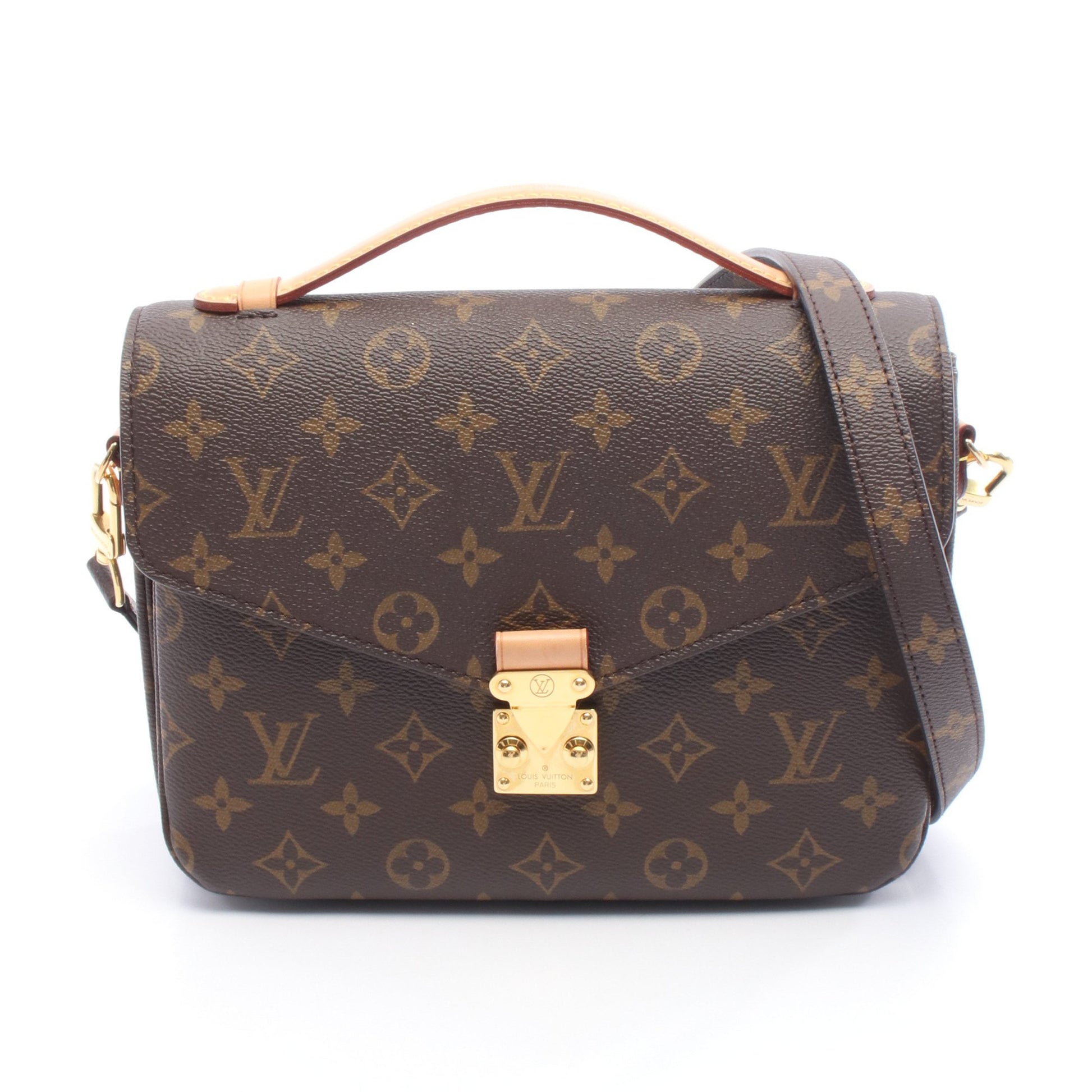 ポシェット メティス MM モノグラム ハンドバッグ PVC レザー ブラウン 2WAY ルイヴィトン バッグ LOUIS VUITTON