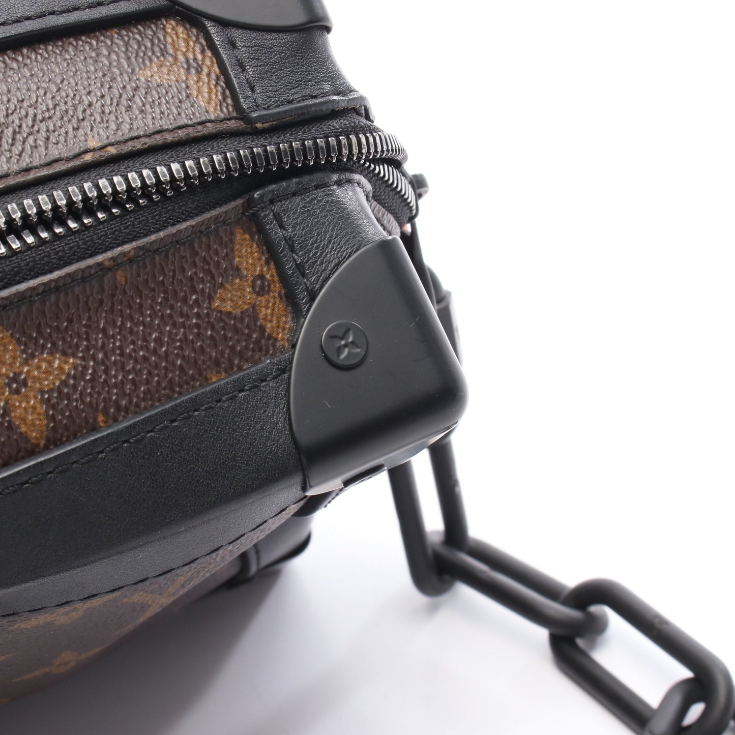 ソフトトランク モノグラムソーラーレイ ショルダーバッグ PVC レザー ブラウン ルイヴィトン バッグ LOUIS VUITTON