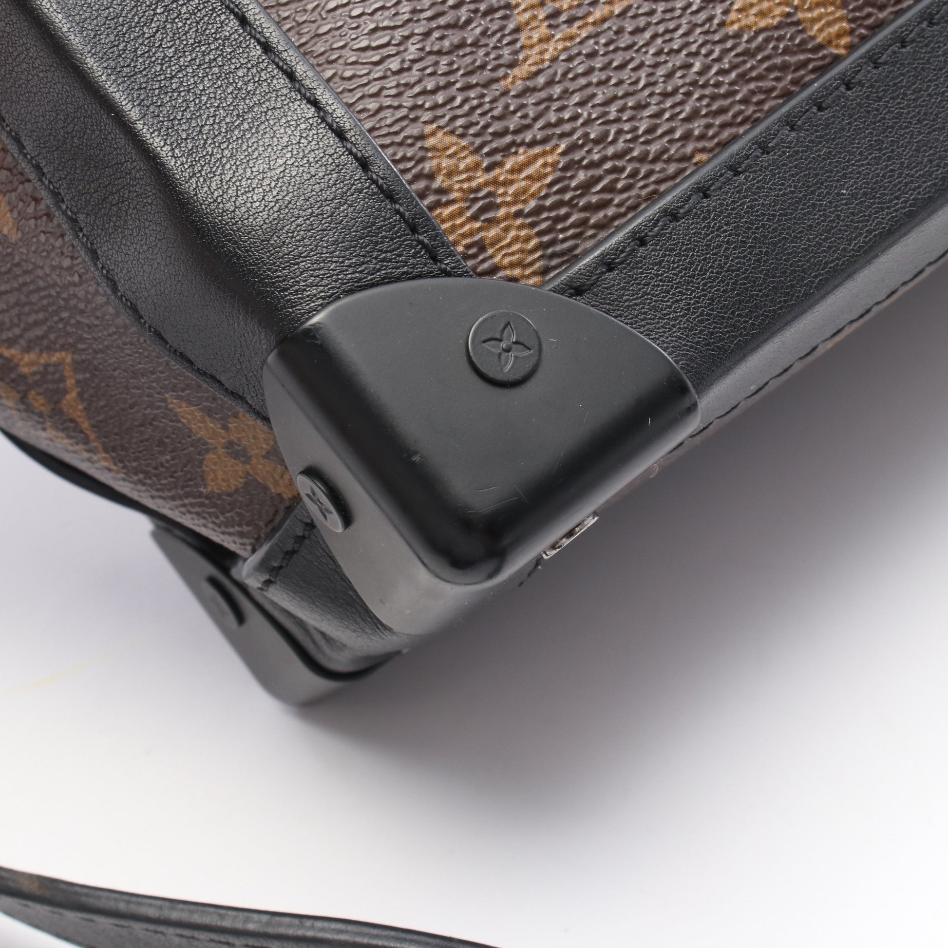 ソフトトランク モノグラムソーラーレイ ショルダーバッグ PVC レザー ブラウン ルイヴィトン バッグ LOUIS VUITTON