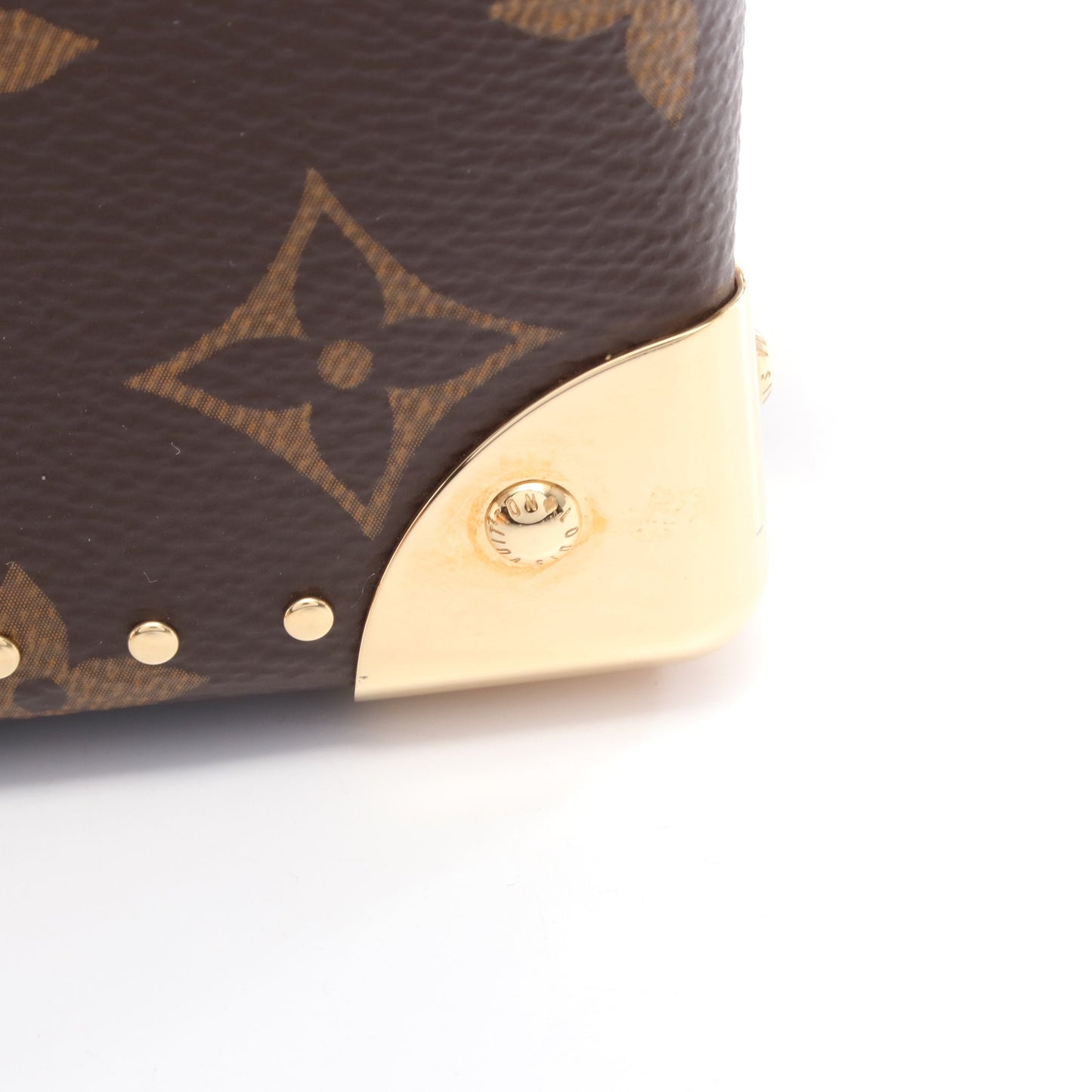カメラボックス モノグラムリバース ハンドバッグ PVC レザー ブラウン 2WAY ルイヴィトン バッグ LOUIS VUITTON
