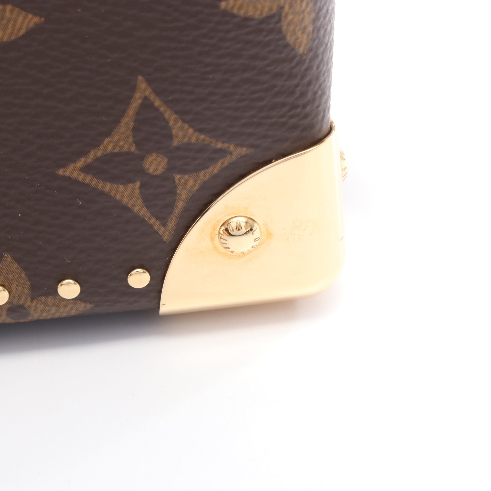 カメラボックス モノグラムリバース ハンドバッグ PVC レザー ブラウン 2WAY ルイヴィトン バッグ LOUIS VUITTON