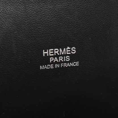 ボリード31 ハンドバッグ フィヨルド ブラック シルバー金具 □K刻印 エルメス バッグ HERMES