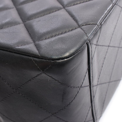 デカマトラッセ34 Wチェーンショルダーバッグ ラムスキン ブラック ゴールド金具 シャネル バッグ CHANEL