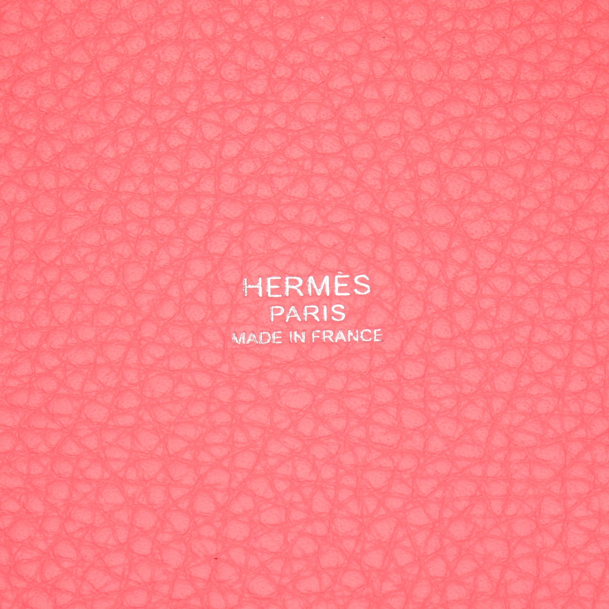 ピコタンロックPM ローズアザレ ハンドバッグ トリヨンクレマンス ピンク シルバー金具 D刻印 エルメス バッグ HERMES