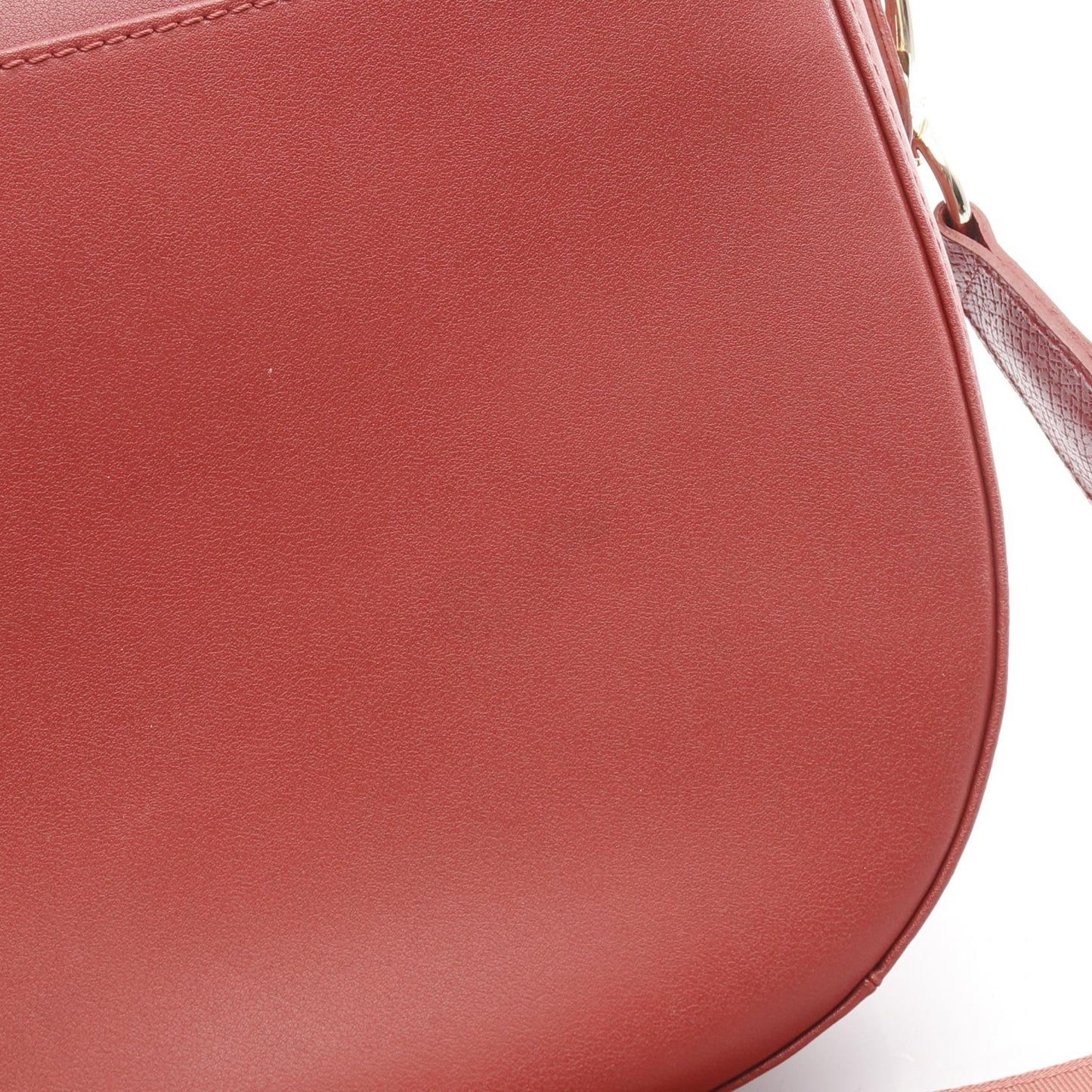 カヴァルケード ショルダーバッグ レザー レッド ロンシャン バッグ LONGCHAMP
