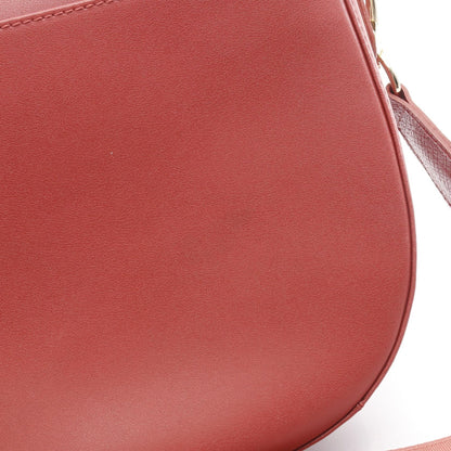 カヴァルケード ショルダーバッグ レザー レッド ロンシャン バッグ LONGCHAMP