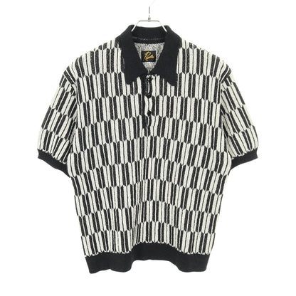 Polo Sweater Arrow ポロシャツ ブラック ホワイト ニードルス トップス Needles