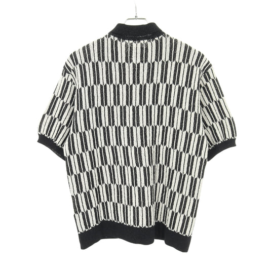 Polo Sweater Arrow ポロシャツ ブラック ホワイト ニードルス トップス Needles