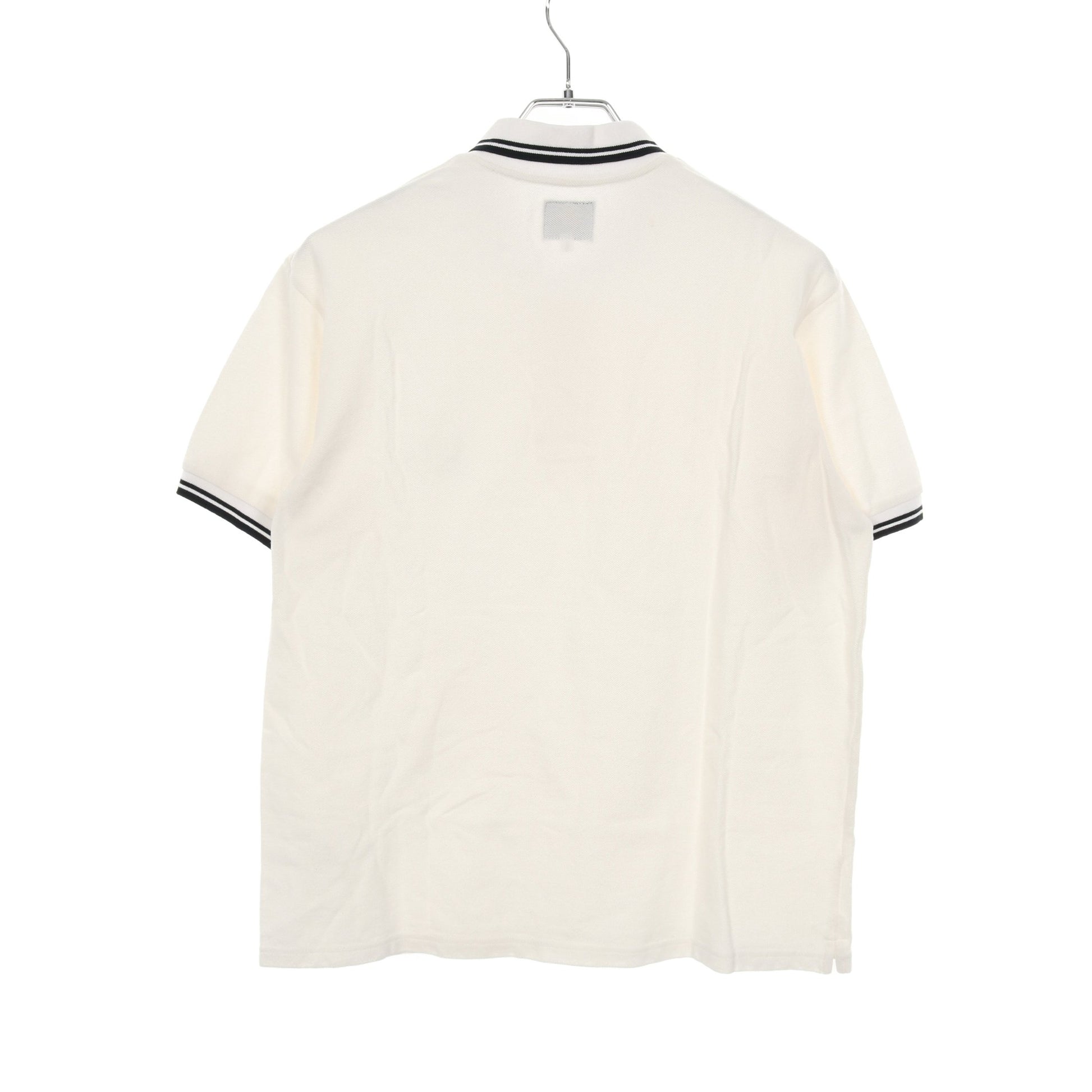 Shawl Collar S/S Polo ポロシャツ 蝶刺繍 コットン ホワイト ブラック ニードルス トップス Needles
