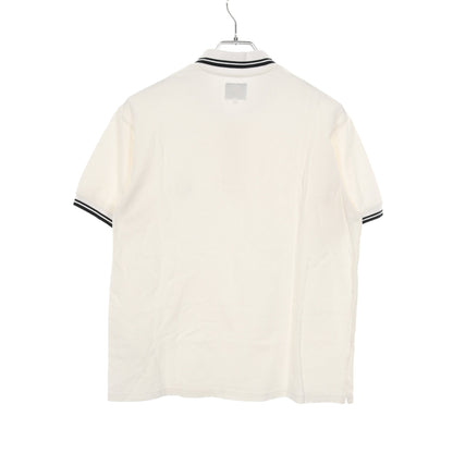 Shawl Collar S/S Polo ポロシャツ 蝶刺繍 コットン ホワイト ブラック ニードルス トップス Needles
