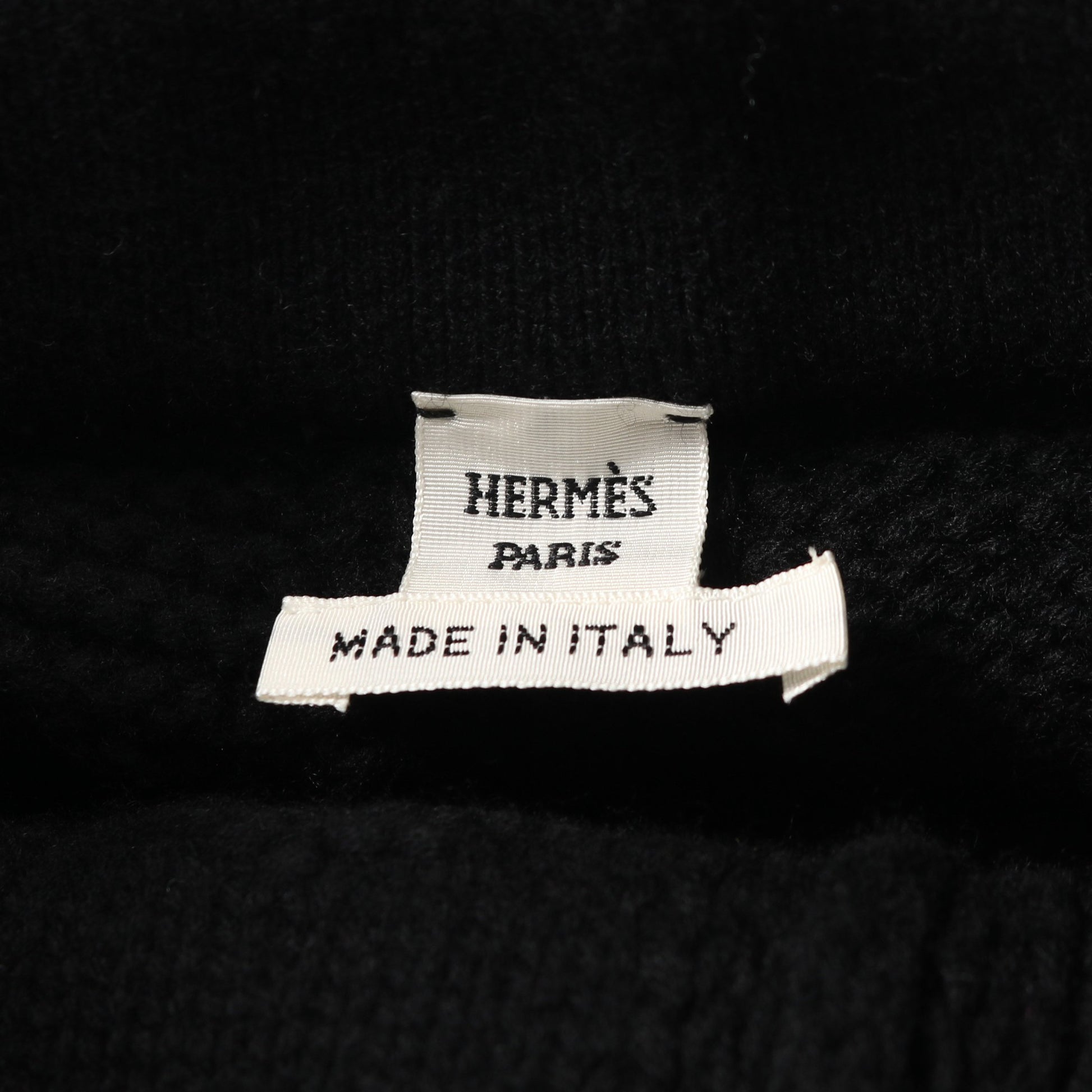 Hモチーフ ハーフ パンツ ウール ブラック エルメス ボトムス HERMES