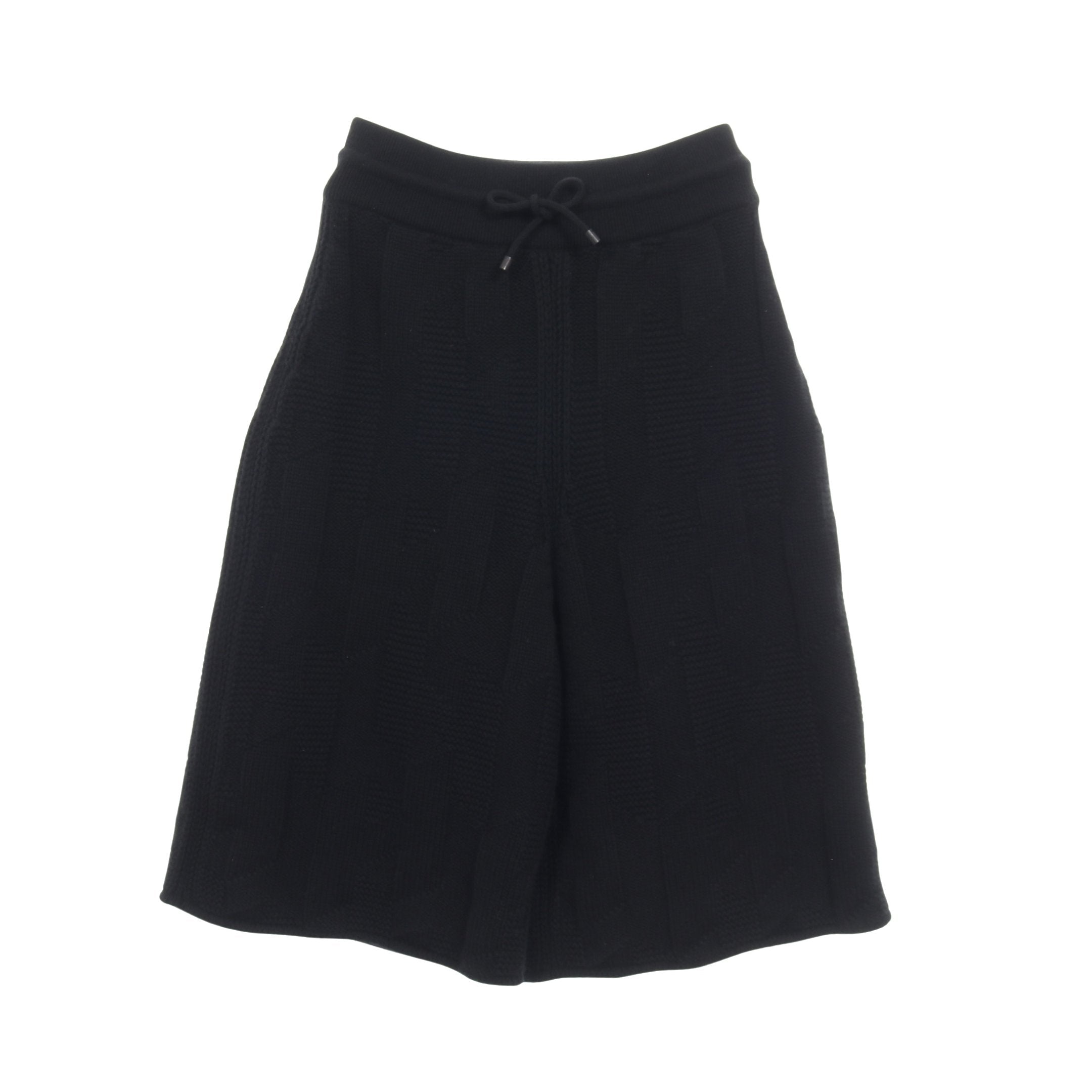 Hモチーフ ハーフ パンツ ウール ブラック エルメス – RECLO