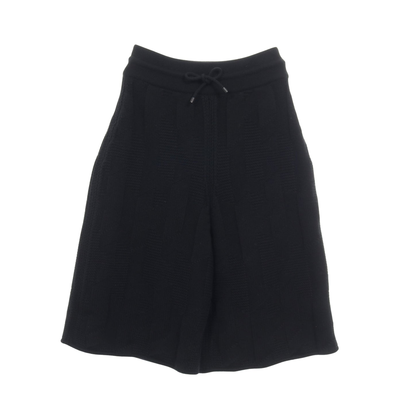 Hモチーフ ハーフ パンツ ウール ブラック エルメス ボトムス HERMES