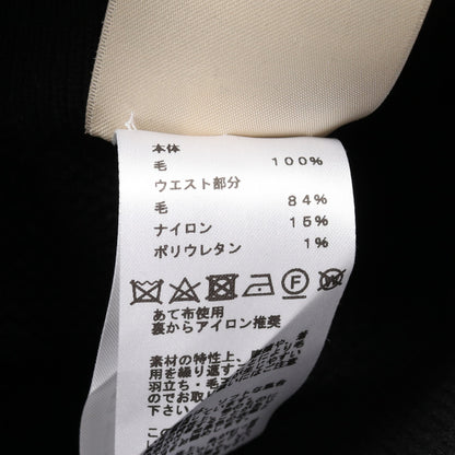 Hモチーフ ハーフ パンツ ウール ブラック エルメス ボトムス HERMES