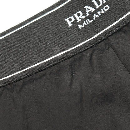 スカート コットン ナイロン ブラック プラダ ボトムス PRADA