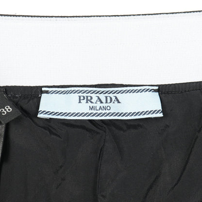 スカート コットン ナイロン ブラック プラダ ボトムス PRADA