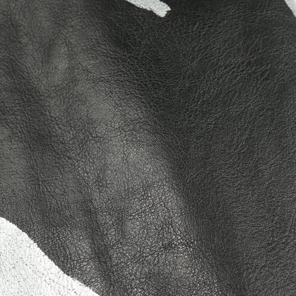 スカート 総柄 ブラック シルバー フェイクレザー コムデギャルソン ボトムス Comme des Garcons