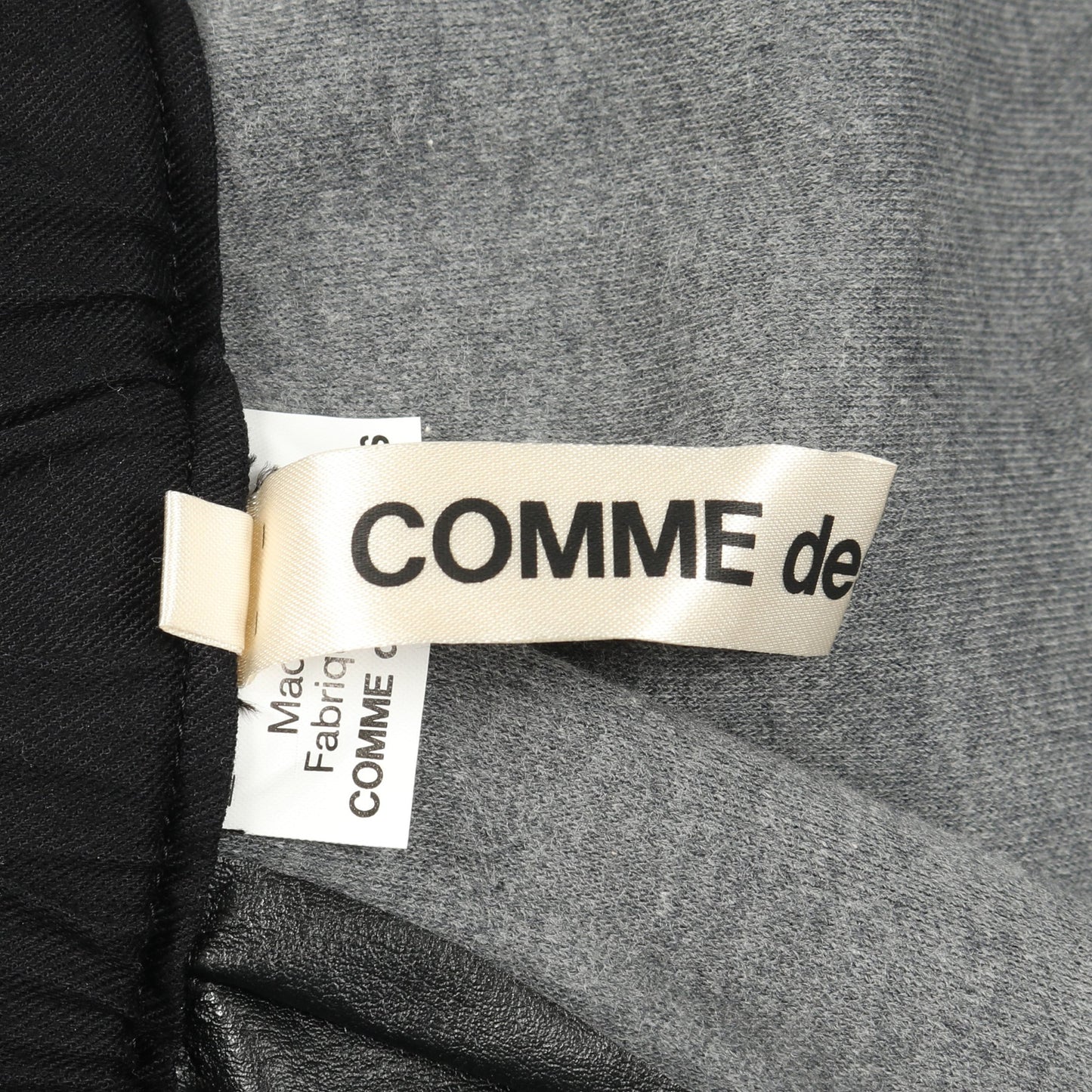 スカート 総柄 ブラック シルバー フェイクレザー コムデギャルソン ボトムス Comme des Garcons