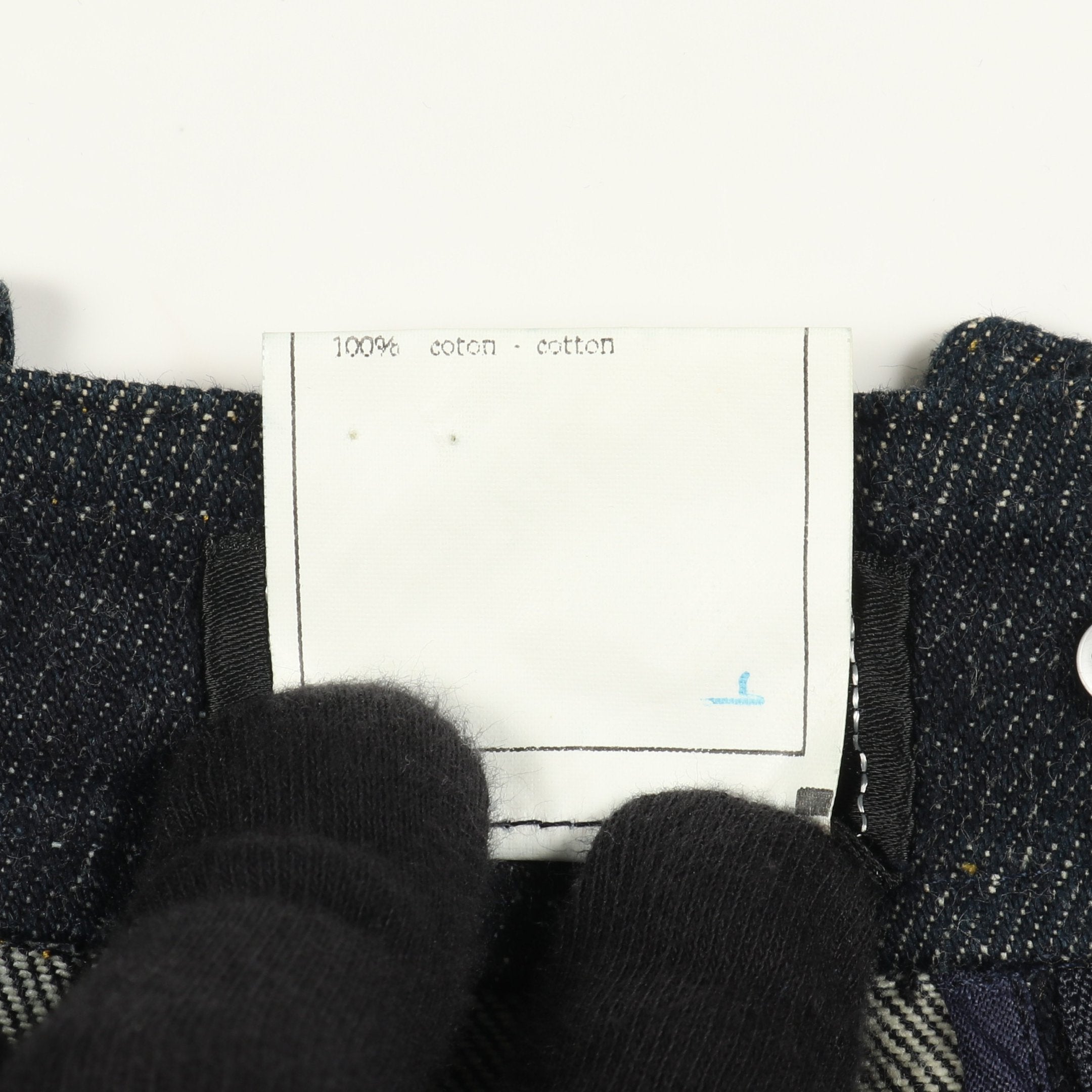 ココマーク デニムスカート コットン インディゴブルー シャネル – RECLO