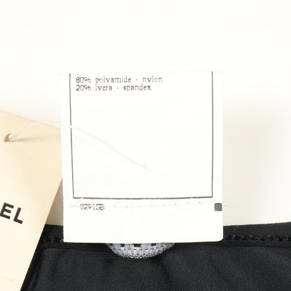 ココマーク カットソー 半袖 クロップド丈 ナイロン ブラック シャネル トップス CHANEL