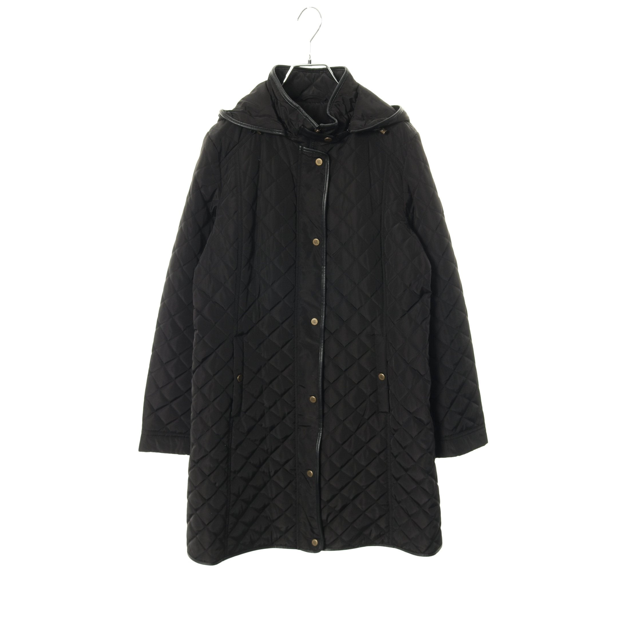 RALPHLAUREN ラルフローレン キルティング ロングコート 中綿 S 黒 キルティングコート ブラック ローレンラルフローレン – RECLO