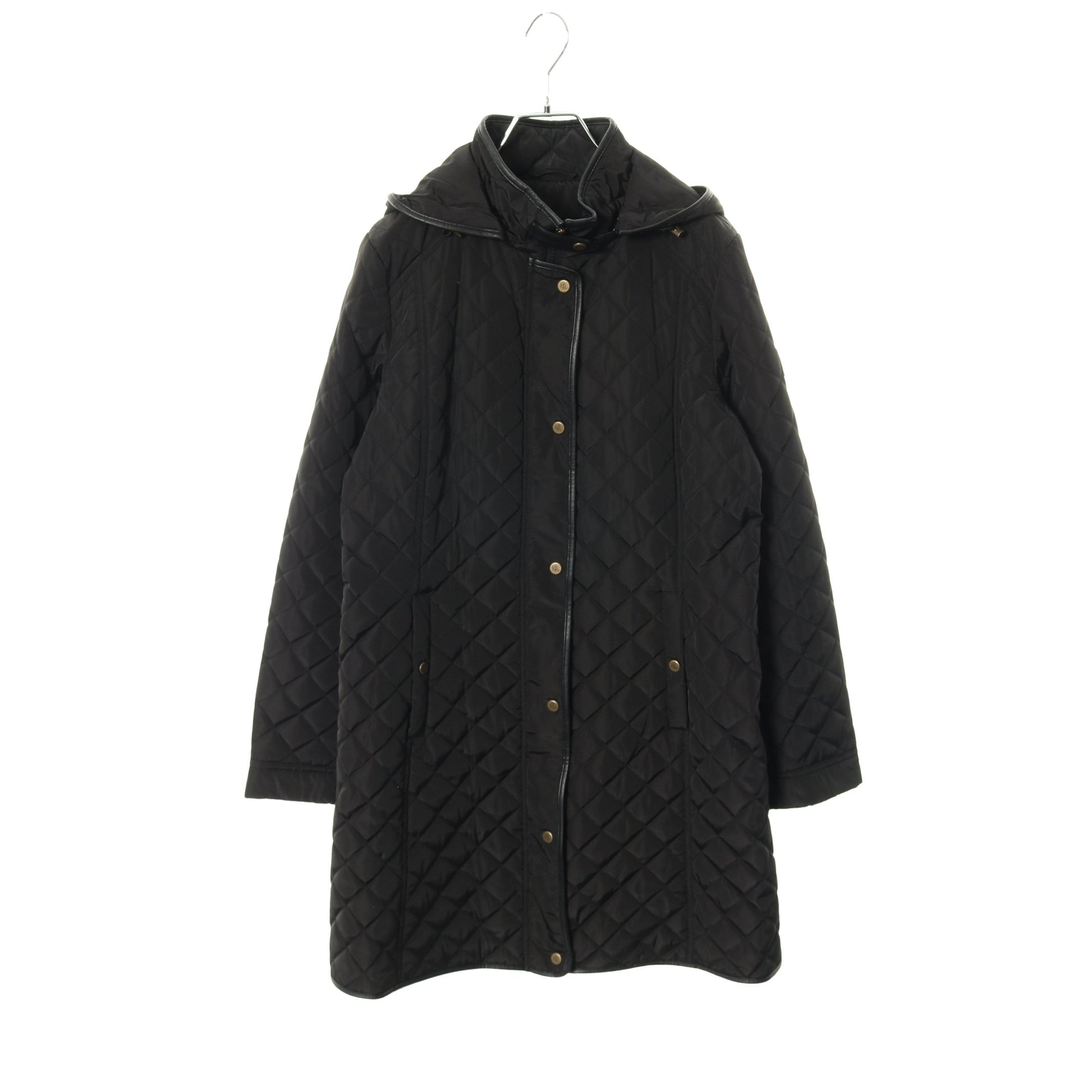 キルティングコート ブラック ローレンラルフローレン アウター LAUREN RALPH LAUREN