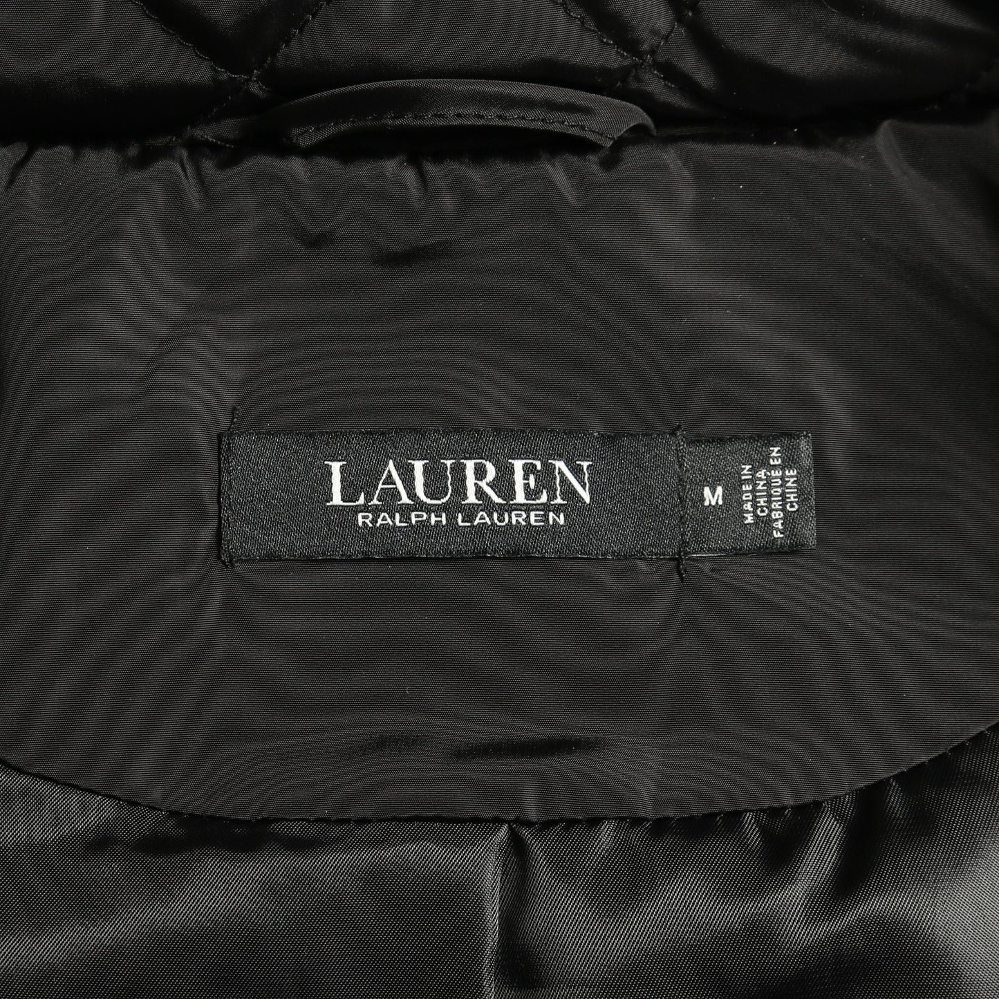 キルティングコート ブラック ローレンラルフローレン アウター LAUREN RALPH LAUREN