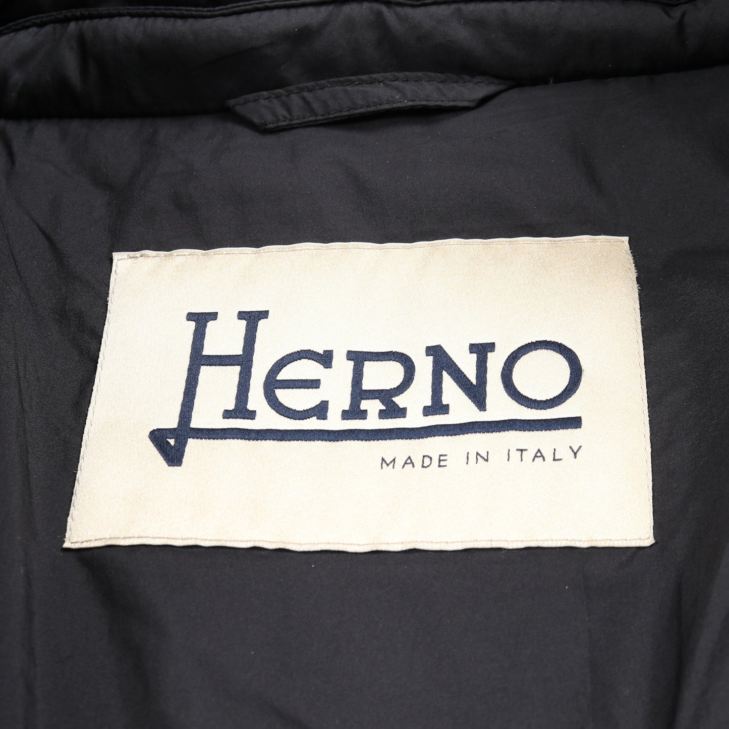 ダウンコート ウール ナイロン ブラック 切替 ヘルノ アウター HERNO