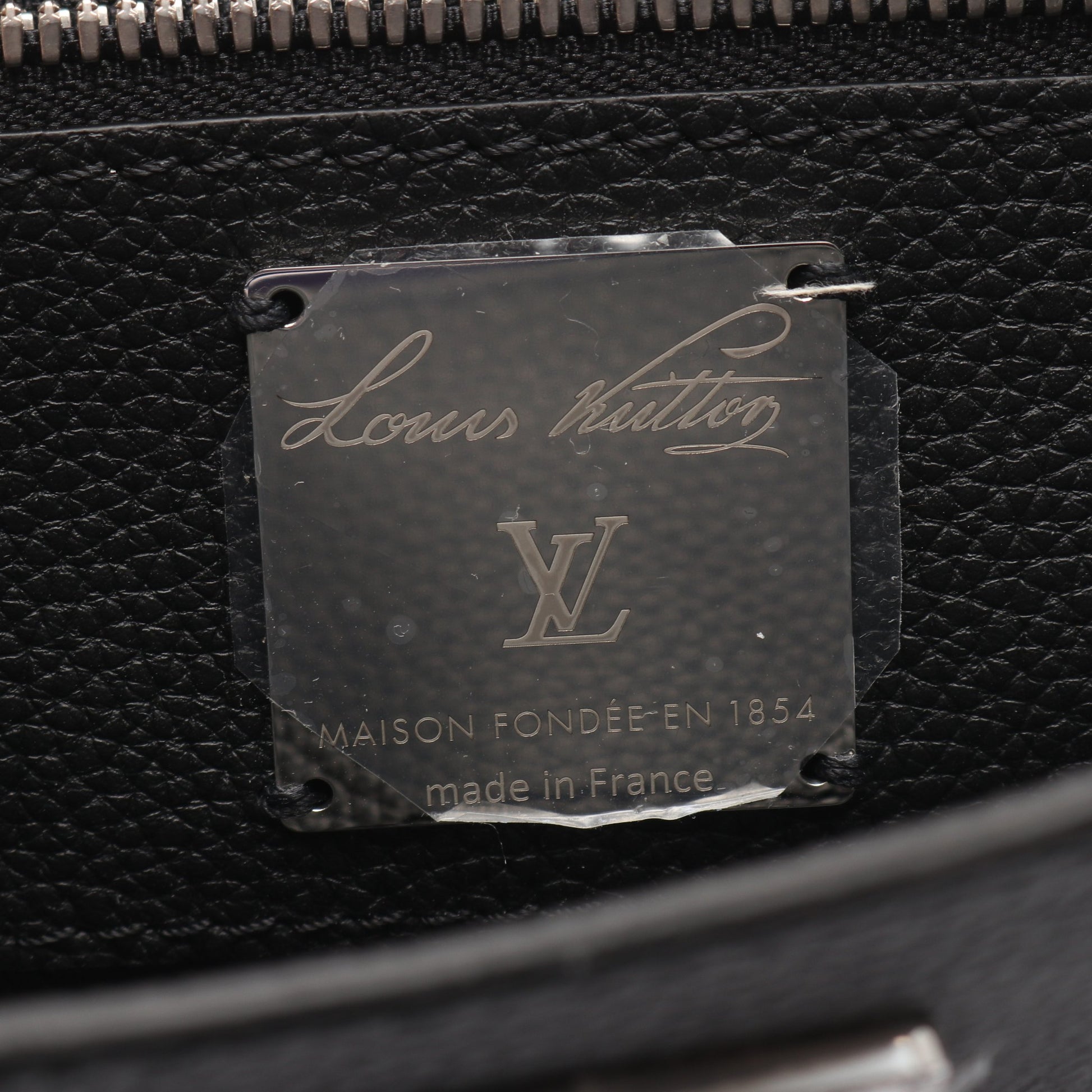 ジョルジュ クラッチバッグ レザー ブラック ルイヴィトン バッグ LOUIS VUITTON