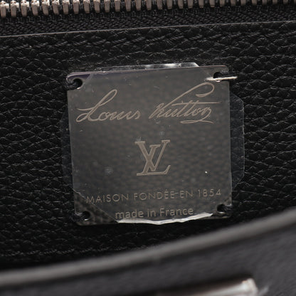ジョルジュ クラッチバッグ レザー ブラック ルイヴィトン バッグ LOUIS VUITTON